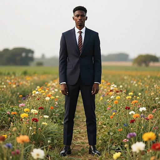 Man in Indie Fashion Suit