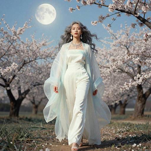 Ethereal Fantasy Art with Asian Girl