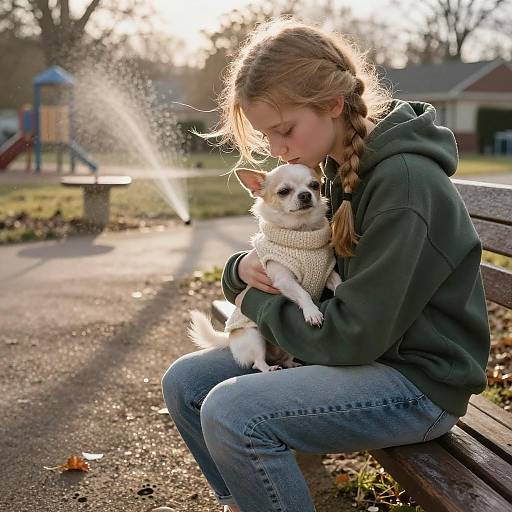 Golden Hour at the Dog Park