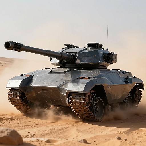 Futuristic Zulfiqar Armored Tank Battle