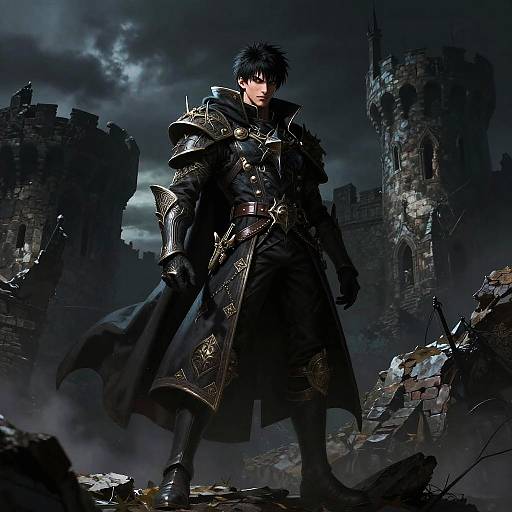 Kojima-Style Brooding Castlevania Hero