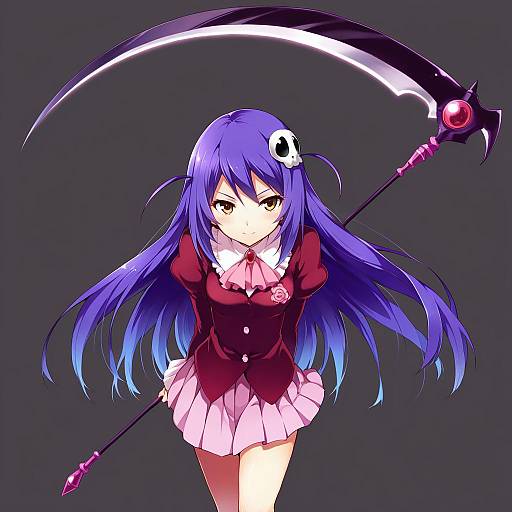 Illustration of Haqua d'rot herminium, kami nomi zo shiru sekai in the style of Arisaka ako