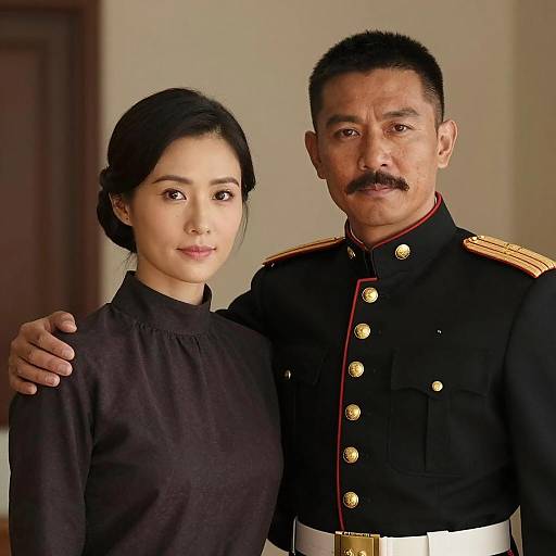 Intimate Portrait of Two Individuals