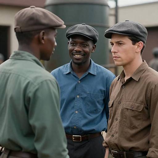 Vintage Photograph of Three Distinct Men