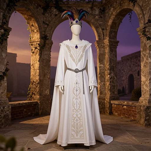 Medieval Mannequin in Mystical Attire