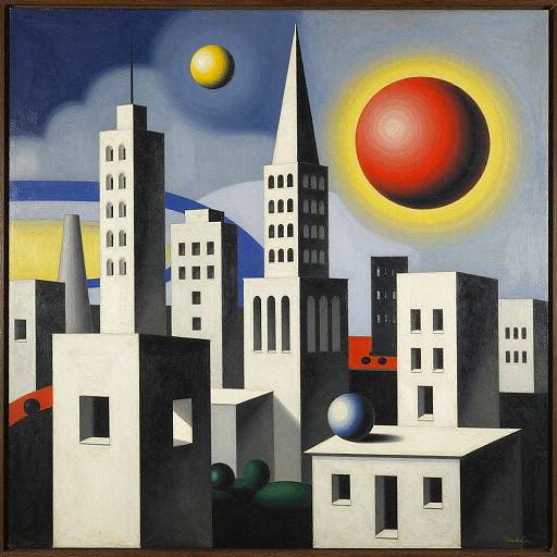 Futurist Cityscape Illustration