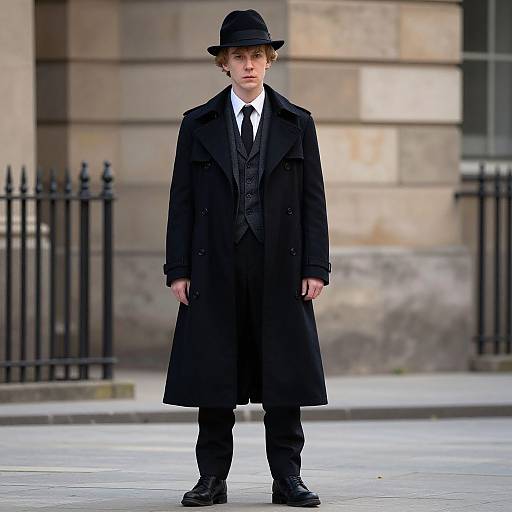 Female Sherlock Holmes in Trench Coat