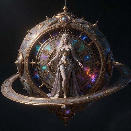 Arcane Clockwork Sorceress of the Astrolabe