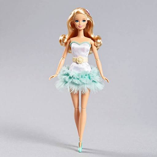Barbie Doll in Mint Micro Miniskirt