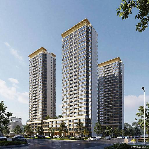 Photorealistic Commercial Building Architecture Render