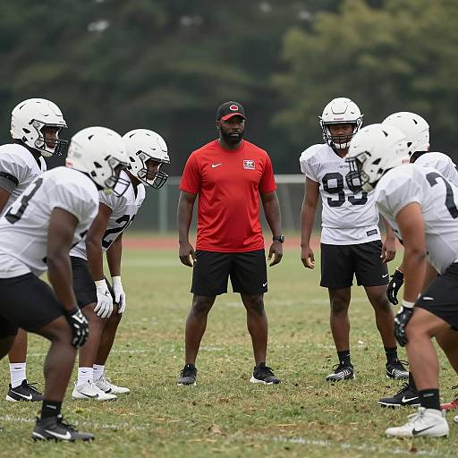 Dynamic Football Practice Under Sunlight