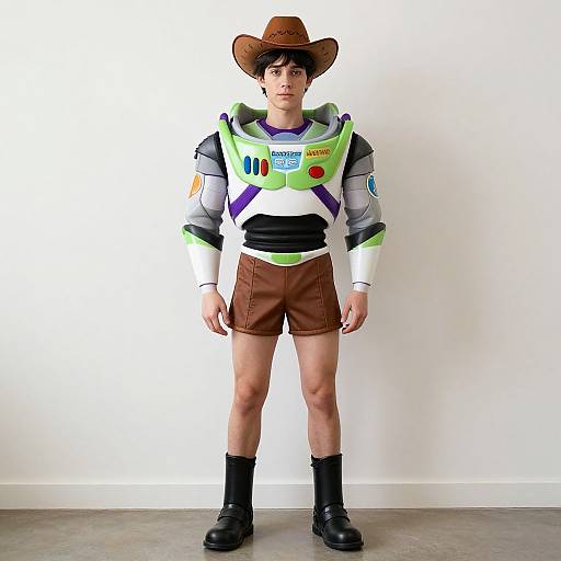 Realistic Lightyear Sox Costume Portrait