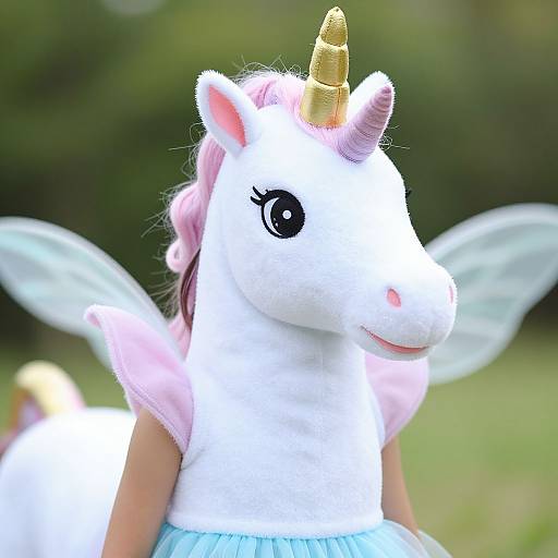 Young Girl in Unicorn Fairy Dress