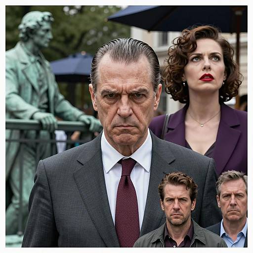 Dramatic Collage of Diverse Characters