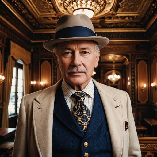 Elegant Portrait of a Vintage Gentleman