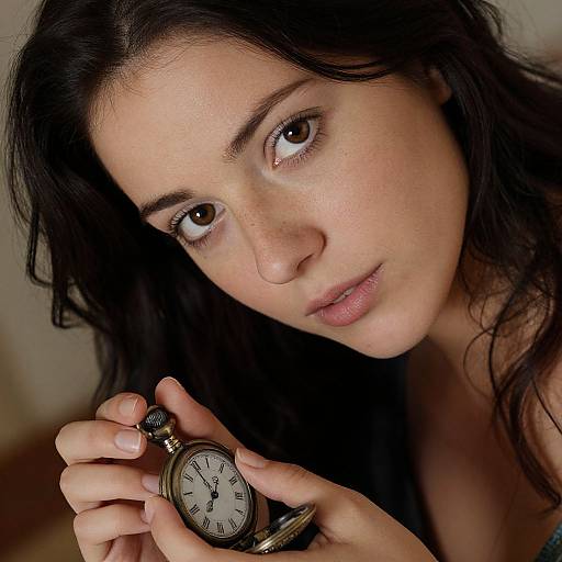 Mysterious Western European Woman Portrait