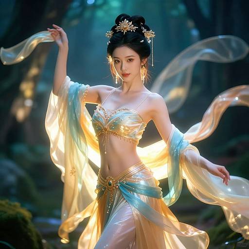 Ethereal Asian Fantasy Portrait