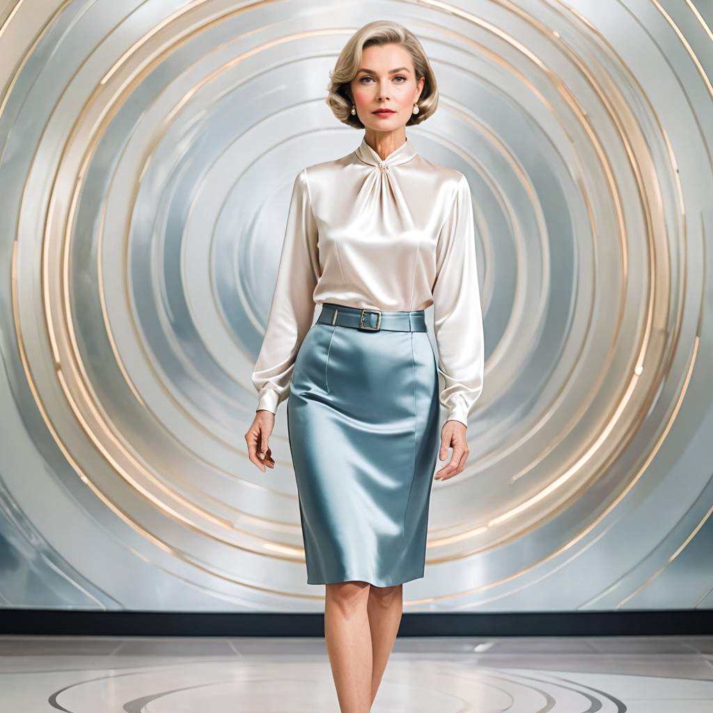 Futuristic Elegance with Nostalgic Touch