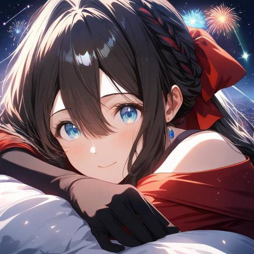 Vibrant Portrait of a Starry Night