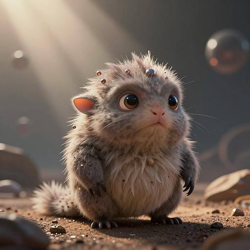 Adorable Fuzzy Speculative Alien Creature