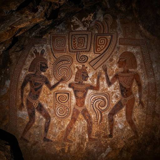 Tribal Rituals Cave Art