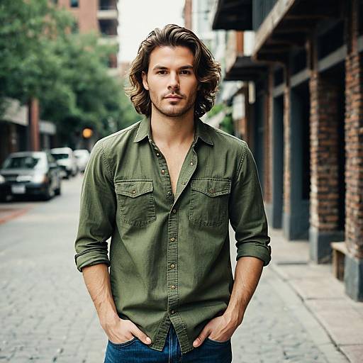 Portrait of a Stylish Young Man