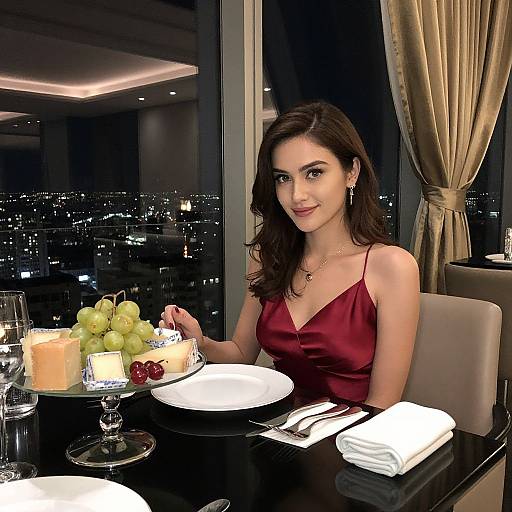 Luxury Penthouse Dining with City View