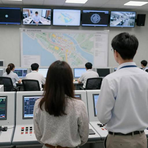 Dynamic Control Room Collaboration Scene