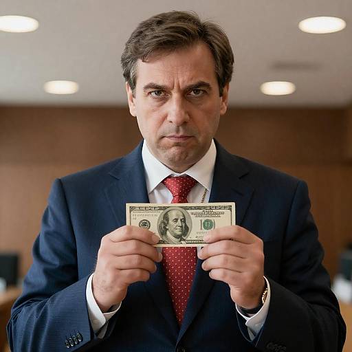 Middle-Aged Man in Formal Attire