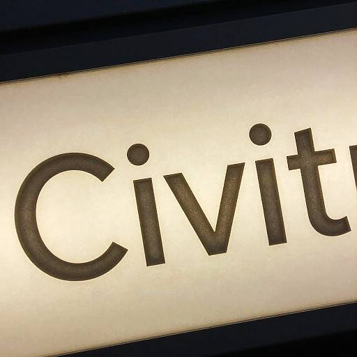 Photograph of a close-up, illuminated sign with the black, bold, lowercase text 