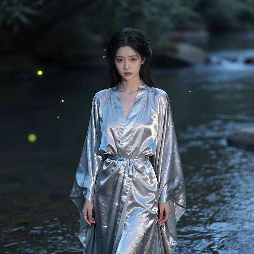 Iridescent River Nymph in Starlight