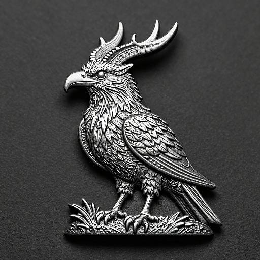 Gothic Line Art Steeple Roc Trinket