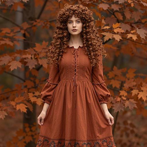 Autumn Elegance in Vintage Fashion