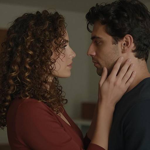 Intimate Moment Between Couple