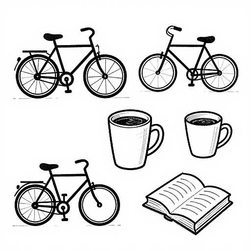 Outline Drawings of Everyday Objects