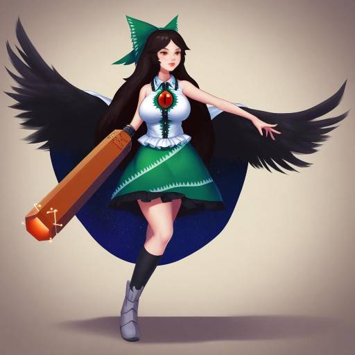 Elegant Utsuho in Casual Attire