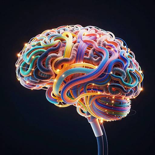 Intricate Neural Network Creating Art