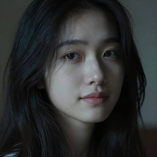 Chiaroscuro Portrait of Enigmatic Subject