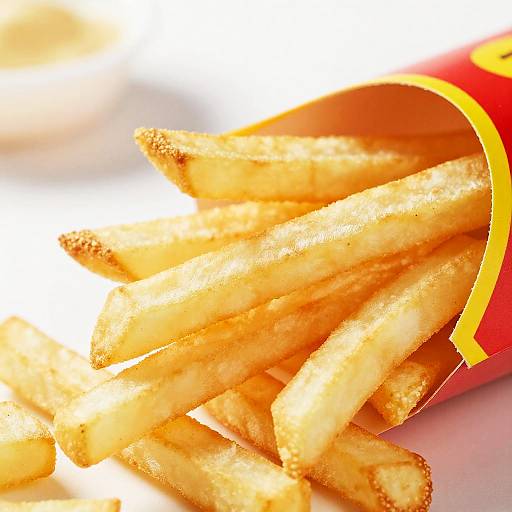 Close-Up of Crispy Golden Fries