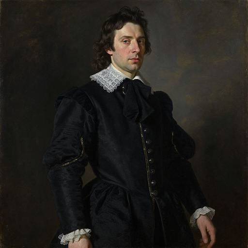 Baroque Portrait of Handsome Man