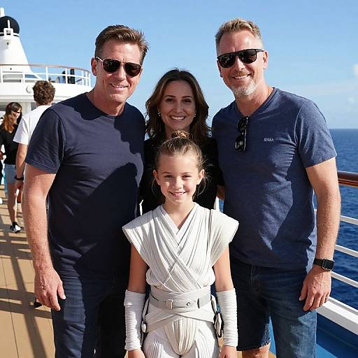 Family Enjoying Star Wars Day Cruise