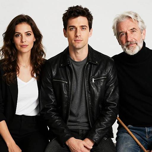 Portrait of Three Diverse Individuals