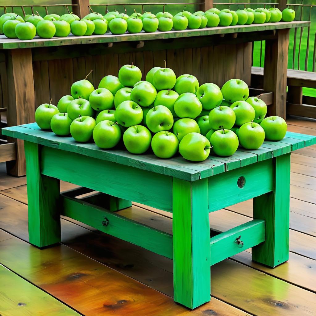 Renaissance Still Life: Vibrant Apples