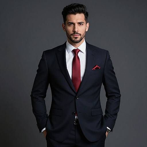 Confident Man in Formal Suit Portrait