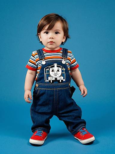 Realistic Thomas Tank Engine Infant Cosplay