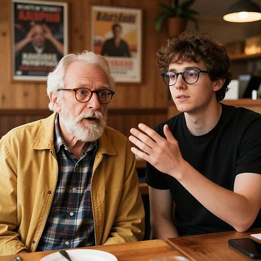 Surprising Conversations in a Cozy Eatery