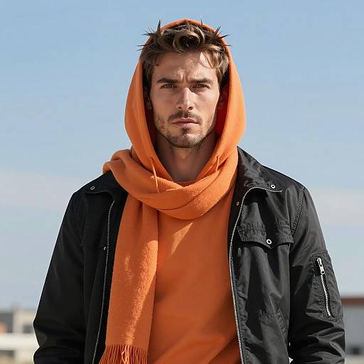 Stylish Apocalypse Costume Portrait Shot