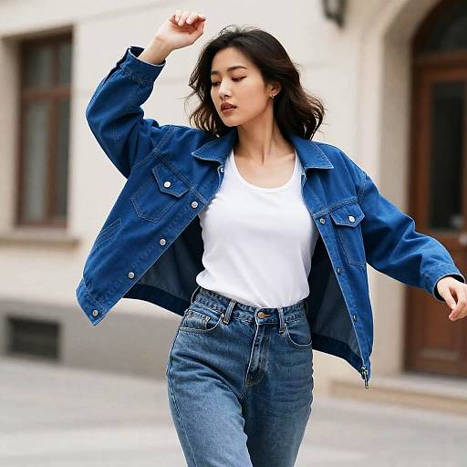 Urban Fashion Woman Dancing