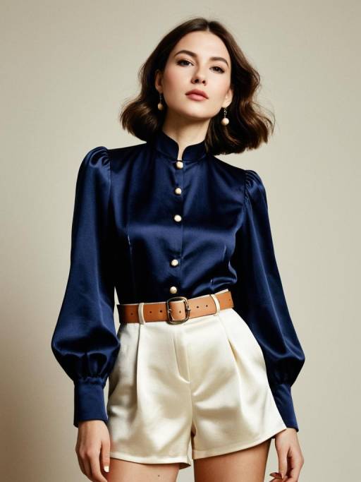 Chic Contemporary Outfit in Studio Setting