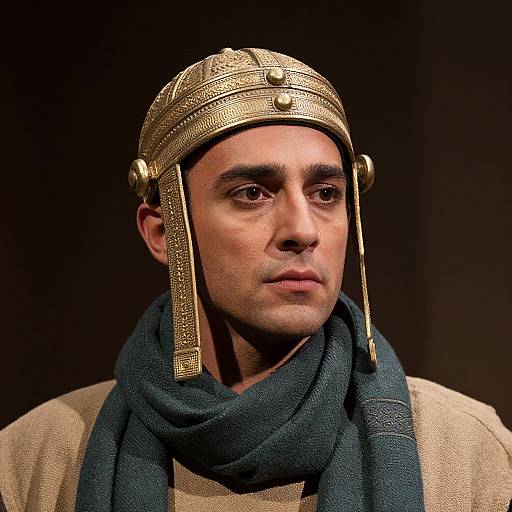 Ancient Greek Theatre Costume Close-Up